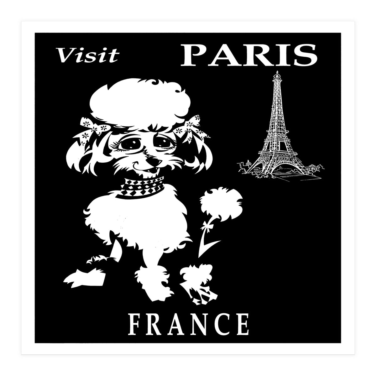 Paris France Travel Poster (Print Only)