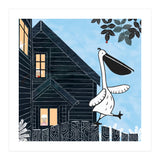 Picket Fence Pelican (Print Only) thumbnail