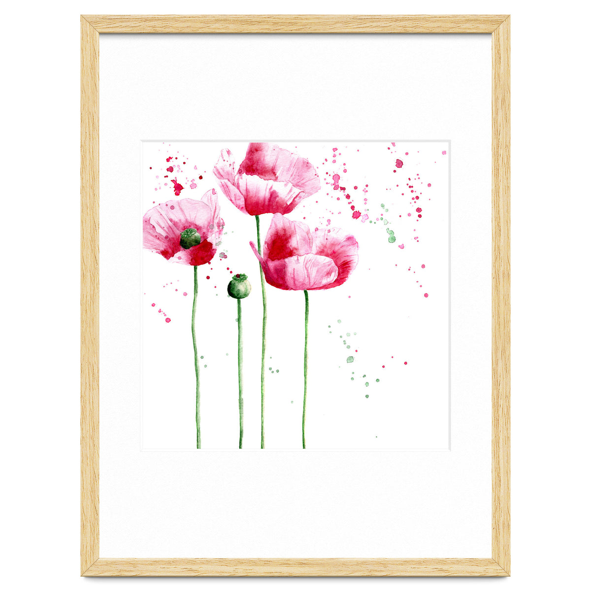 Poppies || watercolor