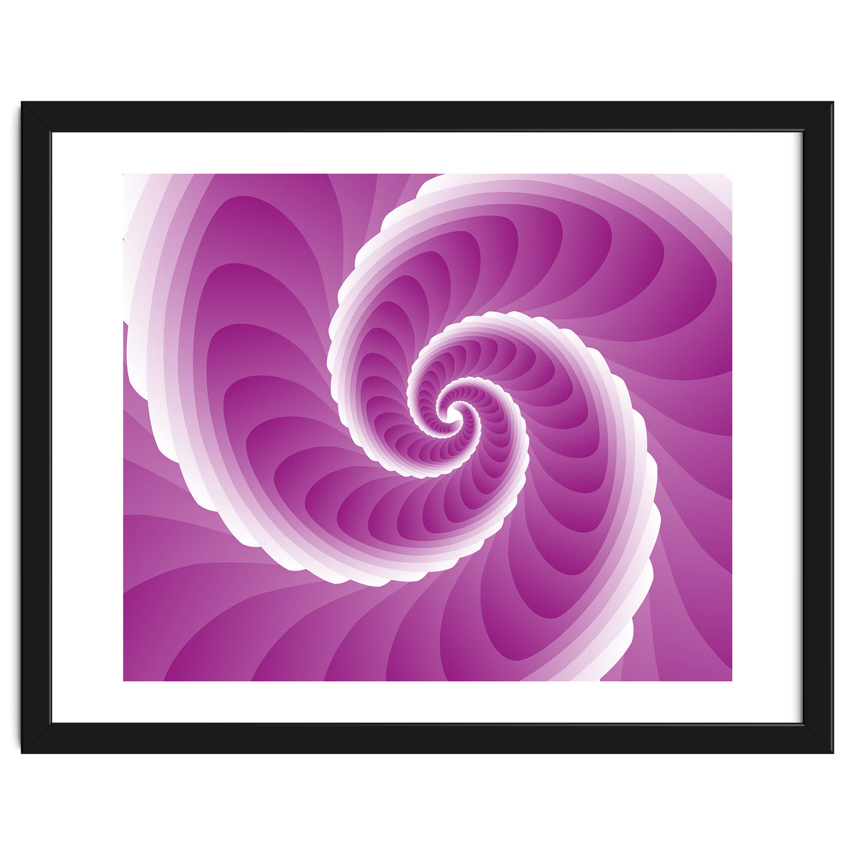Abstract Pink Swirl