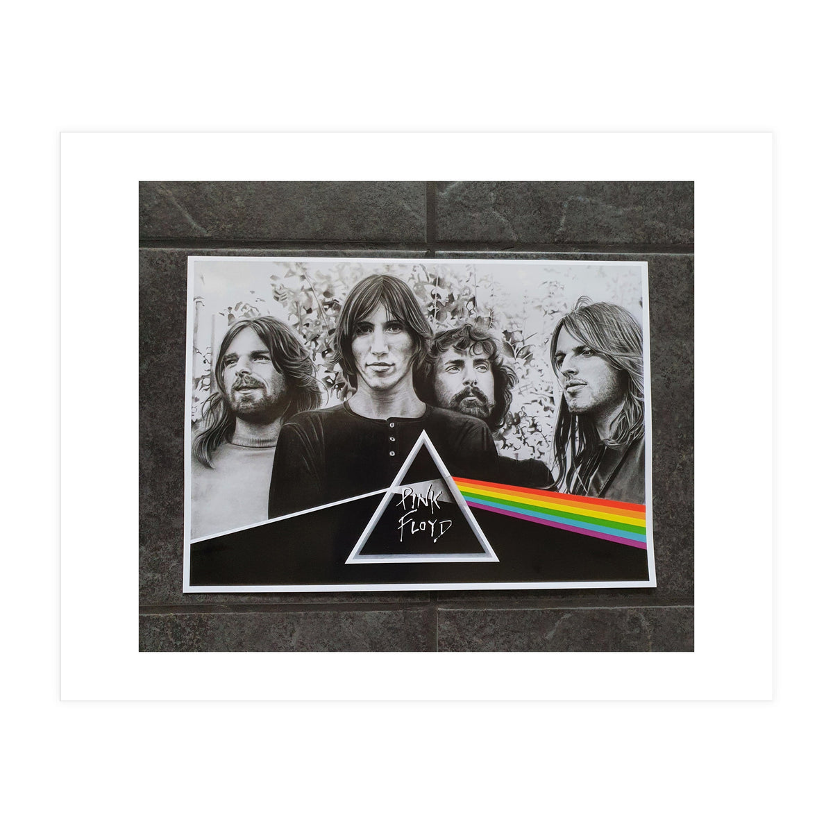 Pink Floyd DSOTM Pencil Portrait Print (Print Only)