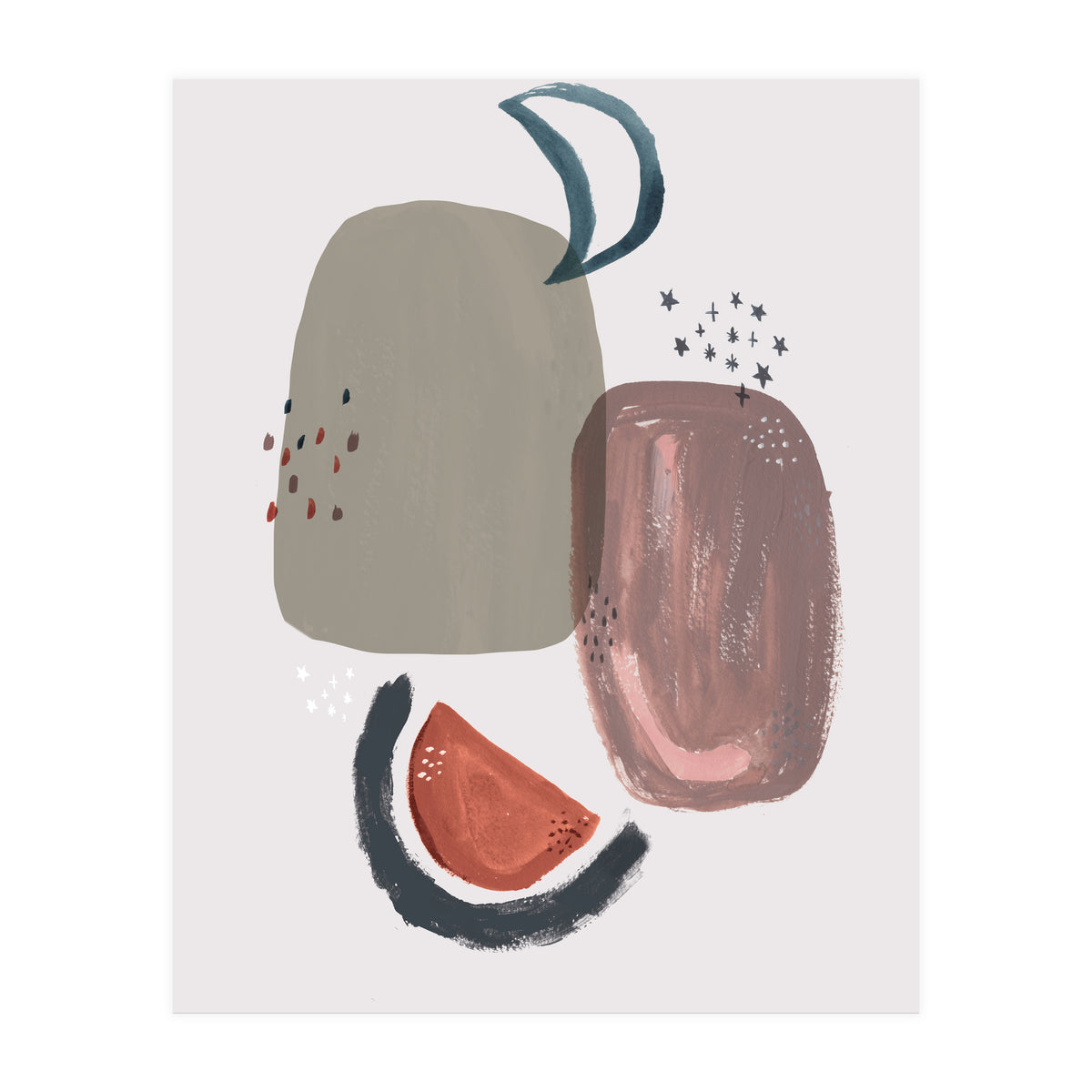 Abstract Moon (Print Only)