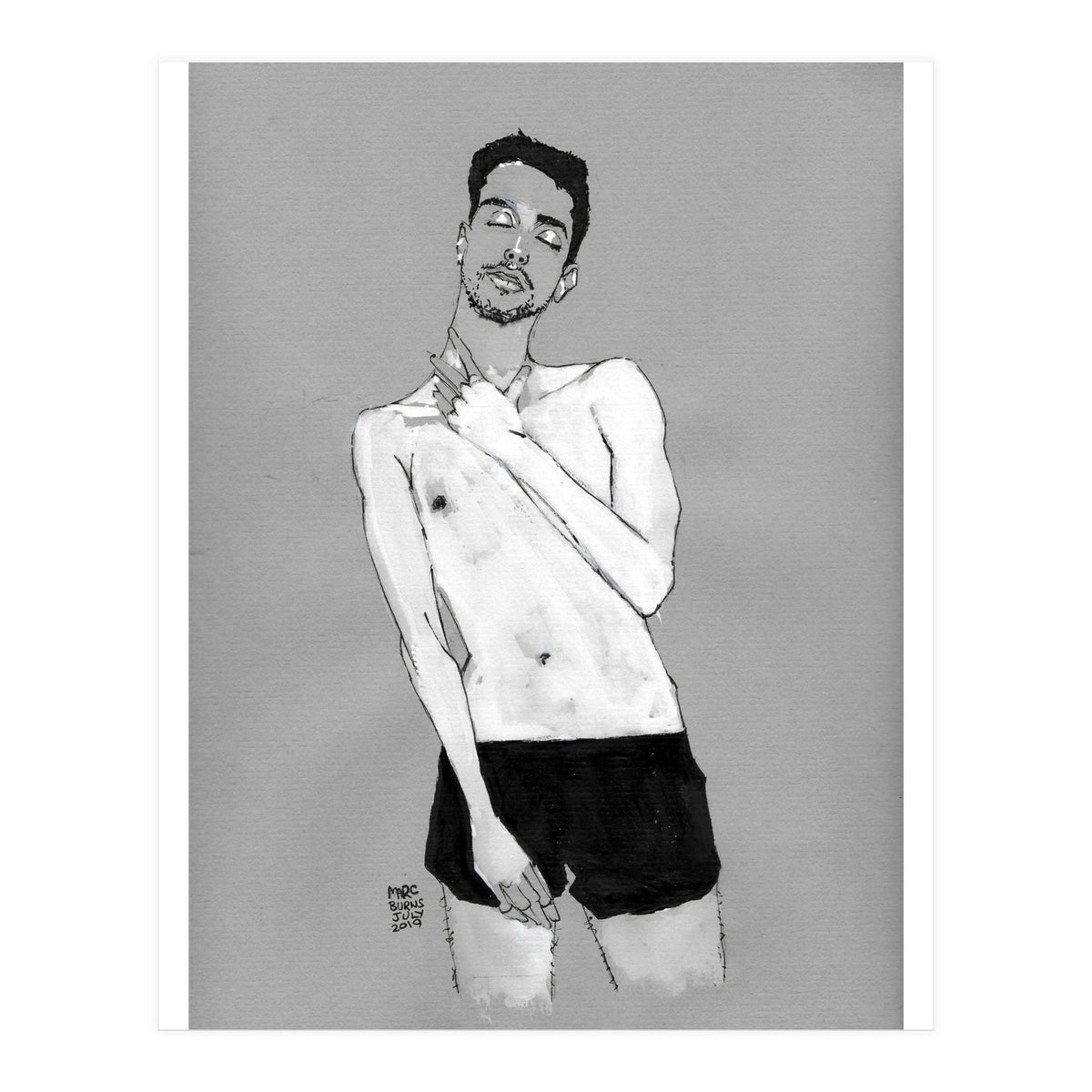 Untitled #42 - Man in black shorts (Print Only)