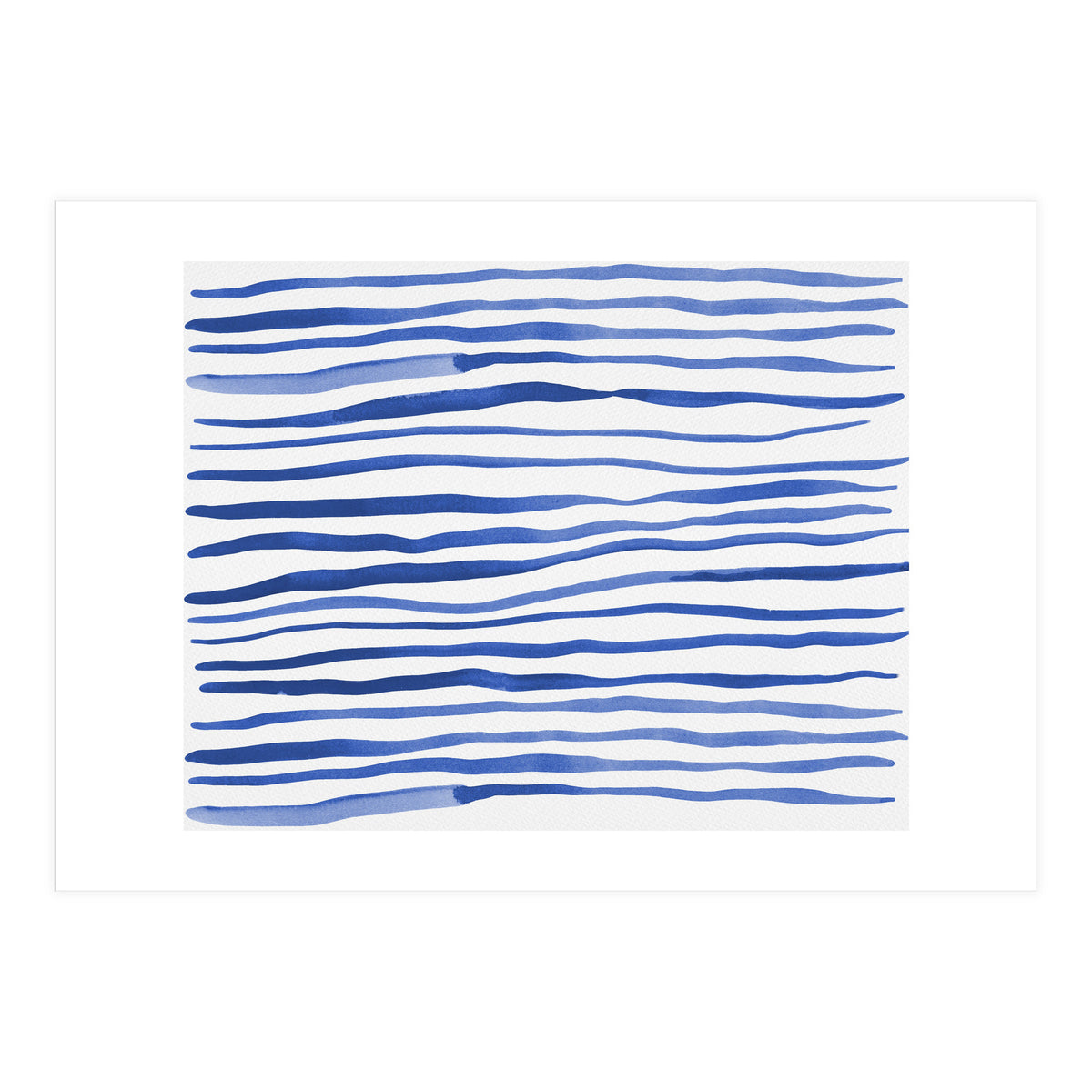 Irregular blue lines pattern (Print Only)