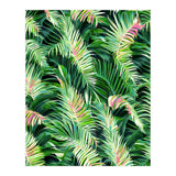 Palm & Peace Art Print, Tropical Botanical Jungle Canvas Print, Nature Painting Plants Forest Poster (Print Only) thumbnail