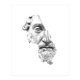 MARCUS AURELIUS ANTONINUS AUGUSTUS / black and white (Print Only) thumbnail