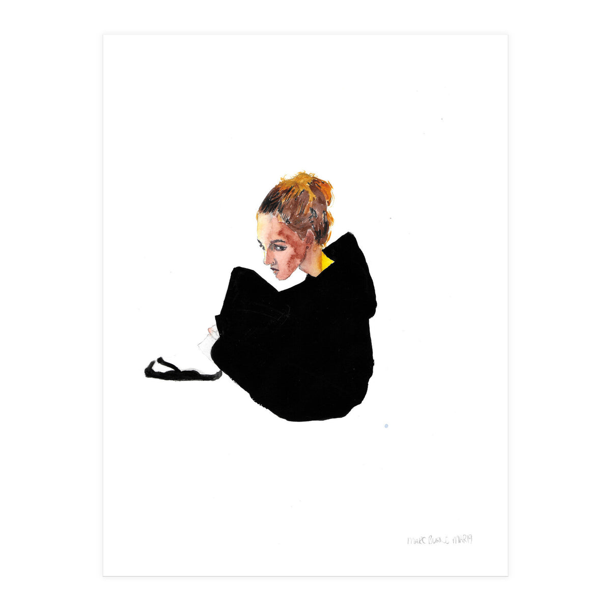 Untitled #16 - Woman in black (Print Only)