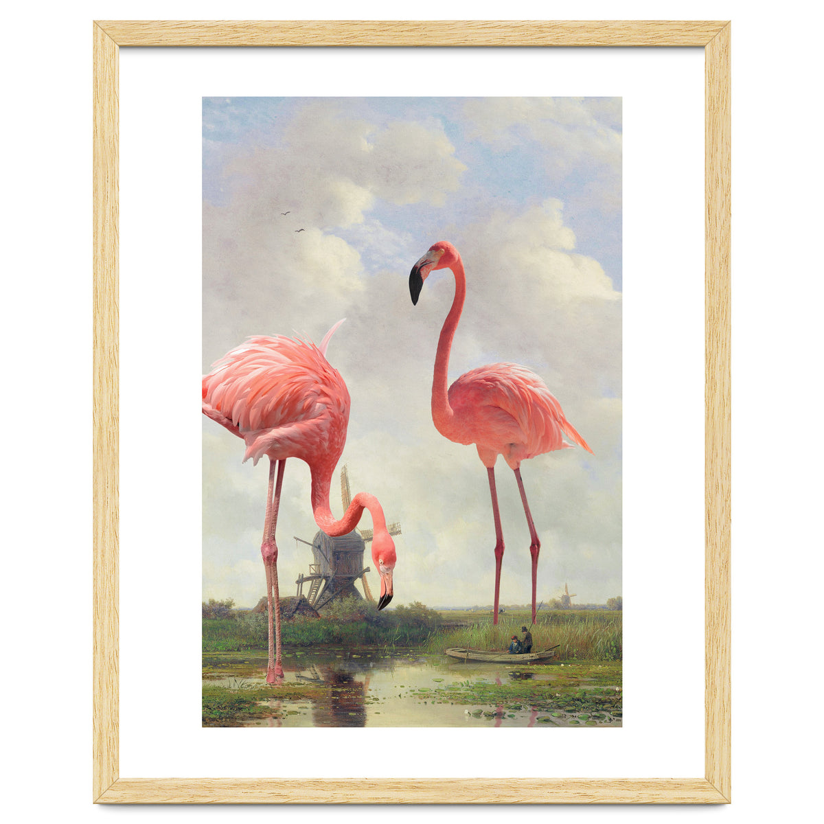 Fishing With Flamingos