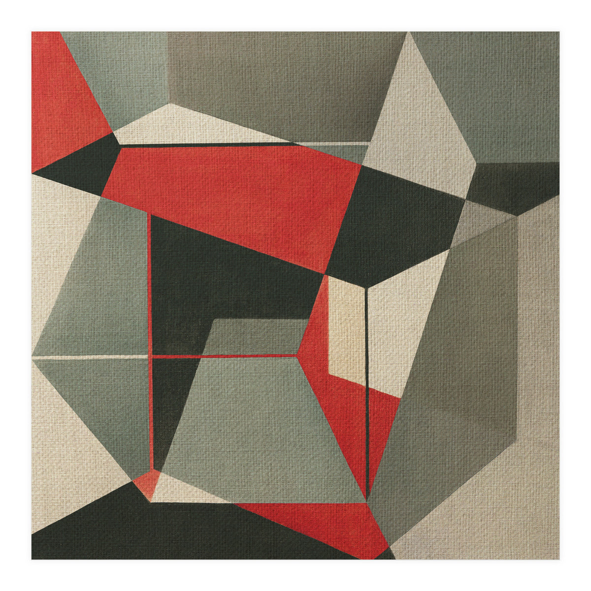 Geometric Fox (Print Only)