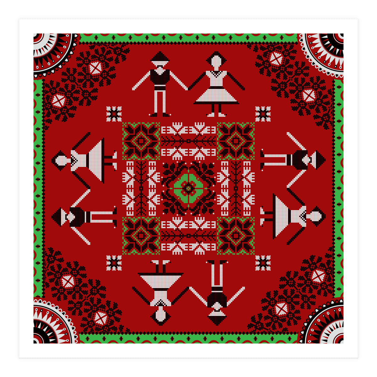 Romanian Traditional Pattern 3 (Print Only)