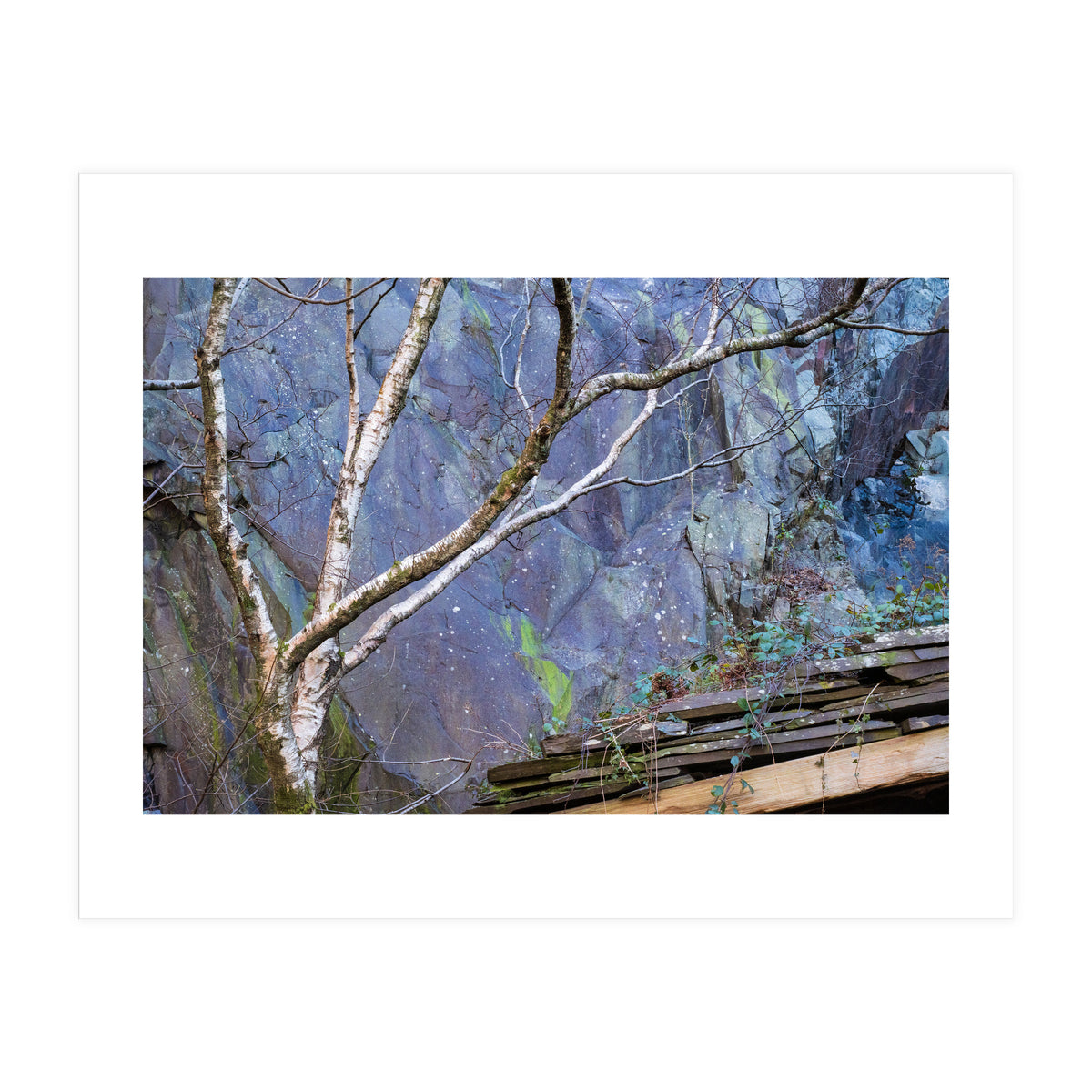 Dinorwic slate quarries in Llanberis, Wales, 3 (Print Only)