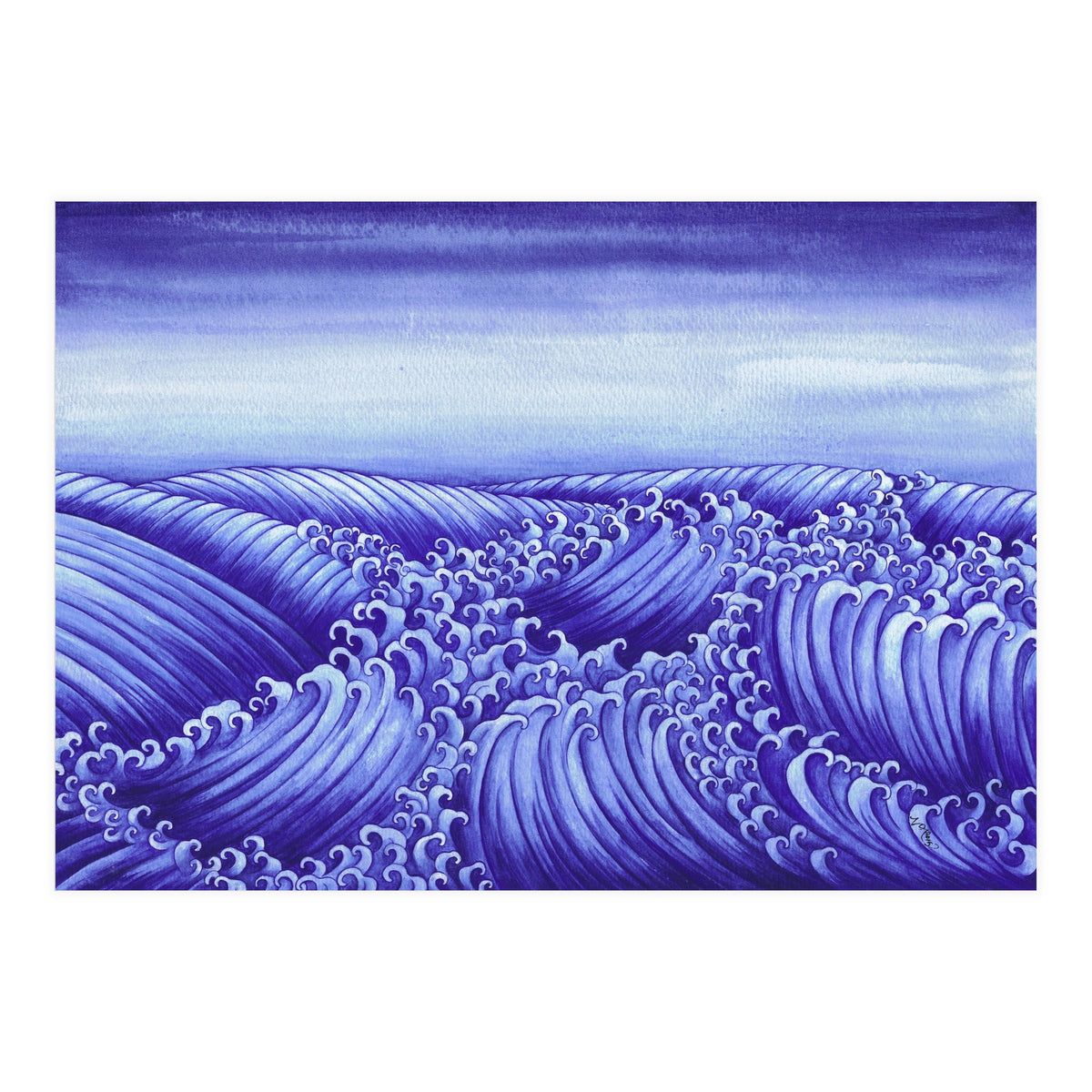 Turbulent Water Triptych part 2 (Print Only)