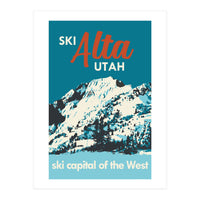 Ski Alta Utah vintage poster (Print Only)