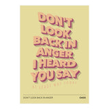 Oasis - Don't Look Back In Anger (Print Only) thumbnail
