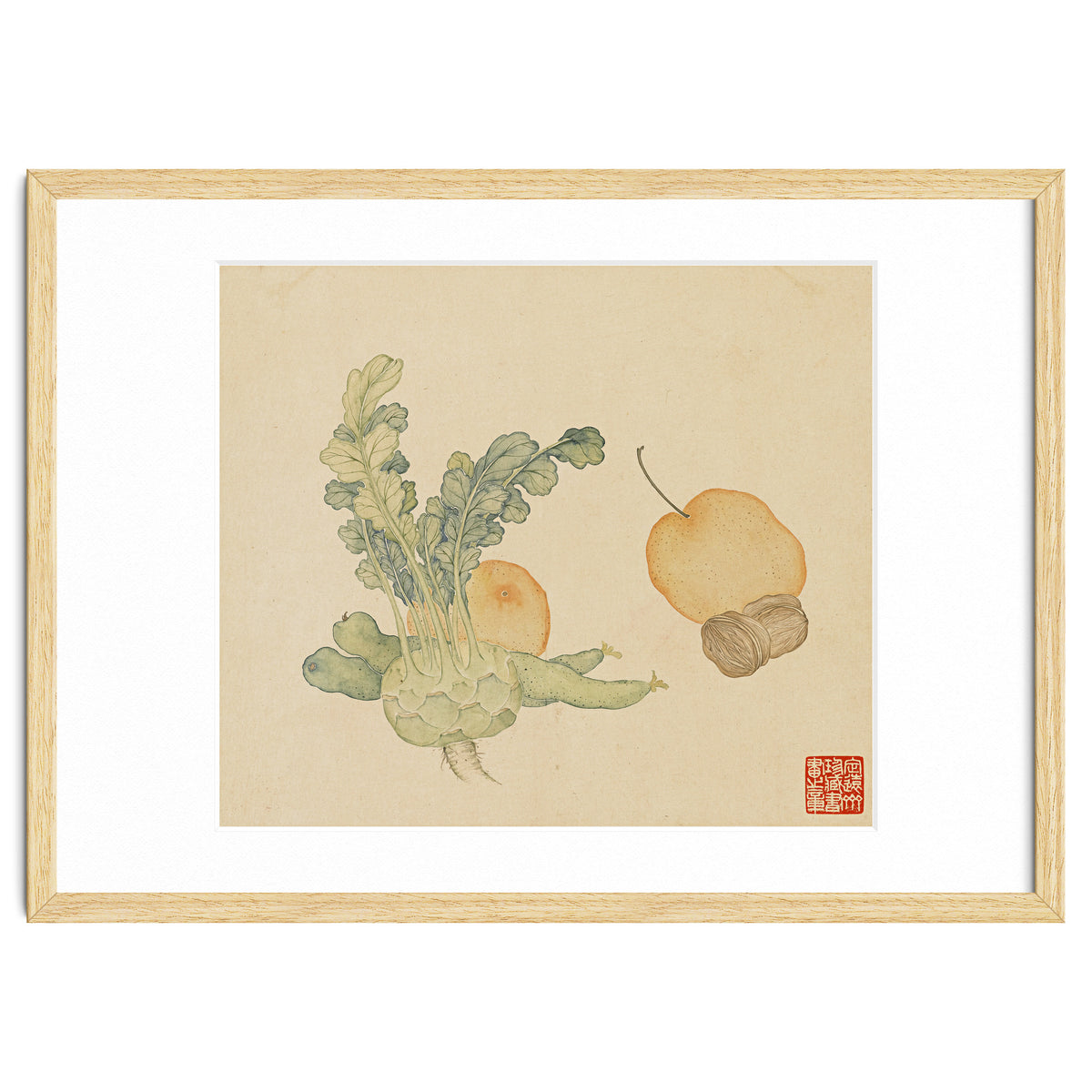 Wang Chengpi ~flowers And Vegetables, Vegetables, Fruits, Epiphyllum, Pears, Peppers