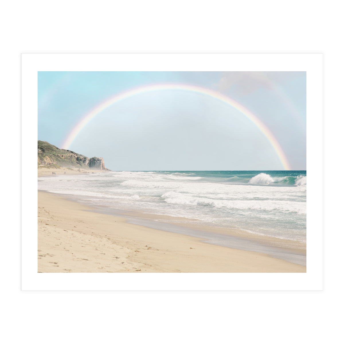Malibu Beach Rainbow (Print Only)