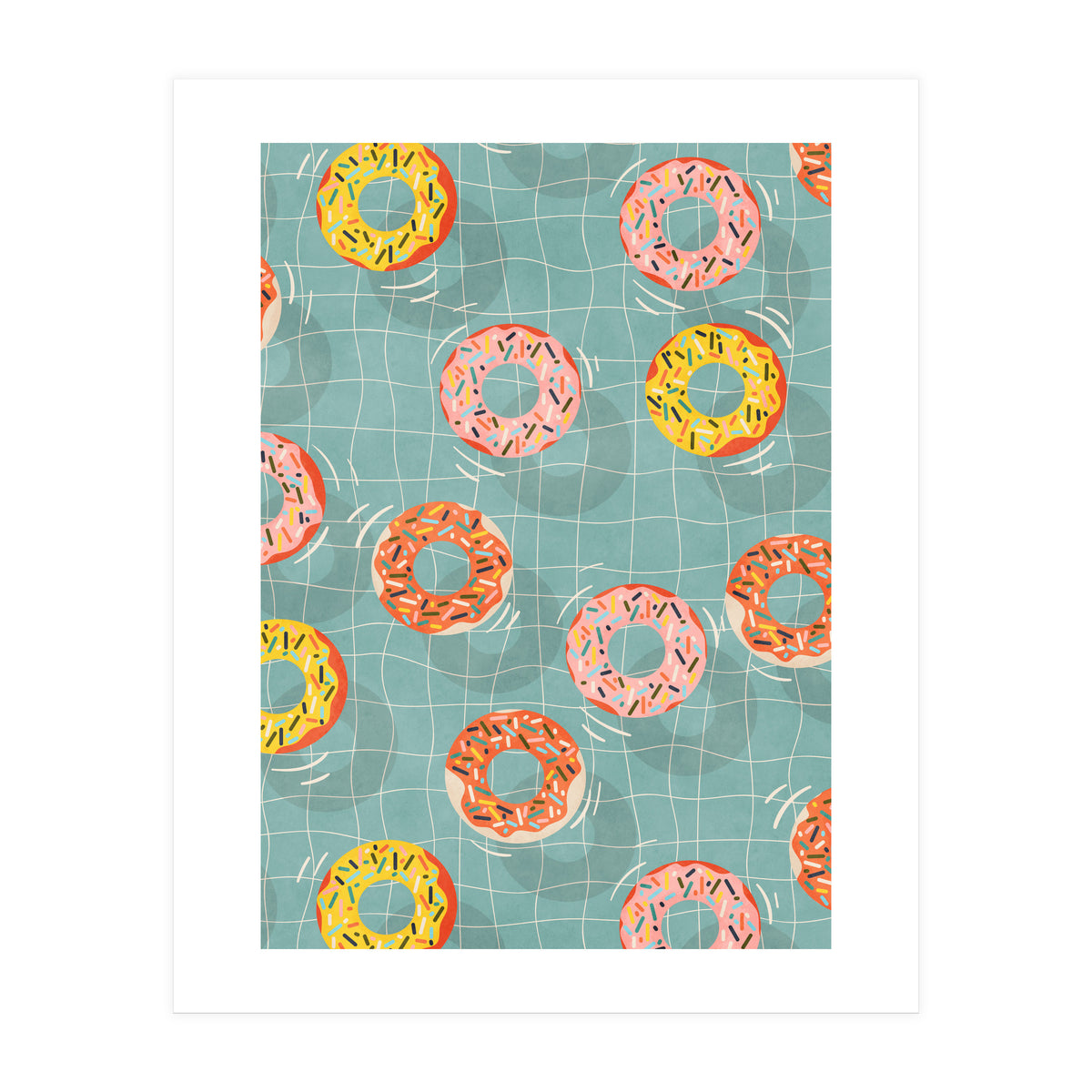 Pool Party Donuts (Print Only)