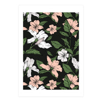 Flowers in the tropical night (Print Only)