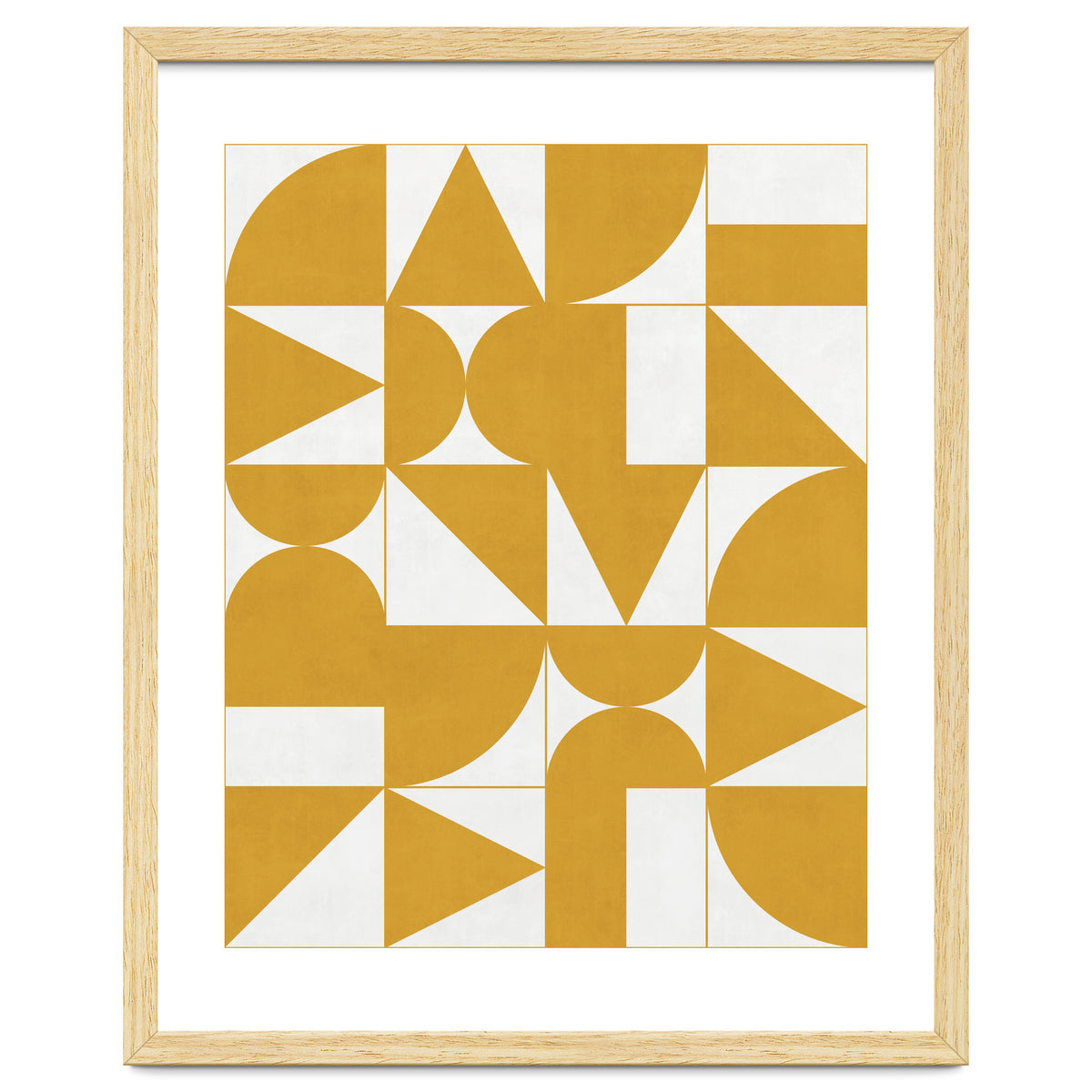 My Favorite Geometric Patterns No.13 - Mustard Yellow