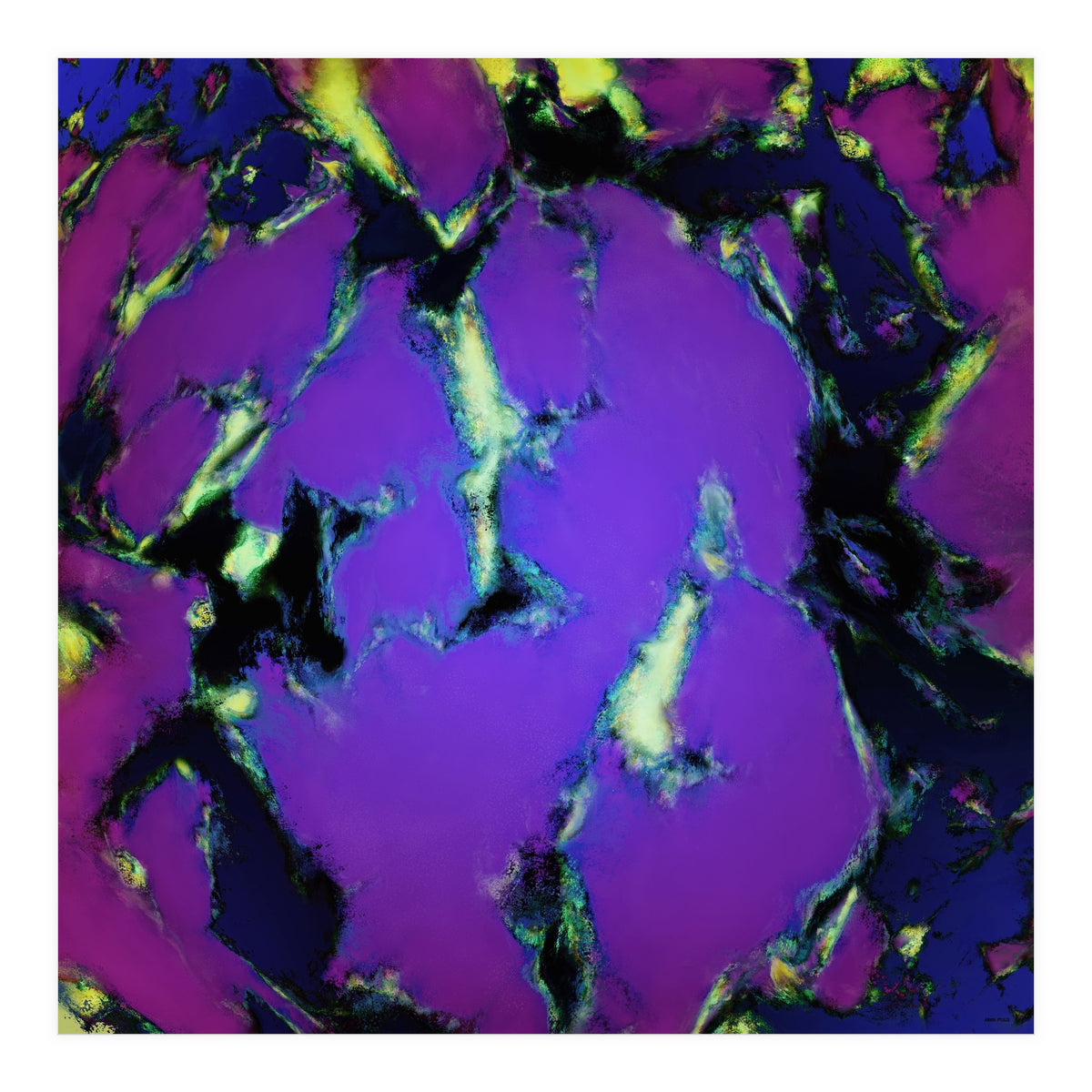 Soft Blue Shatter (Print Only)