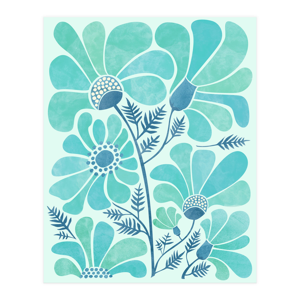 Himalayan Blue Poppies (Print Only)