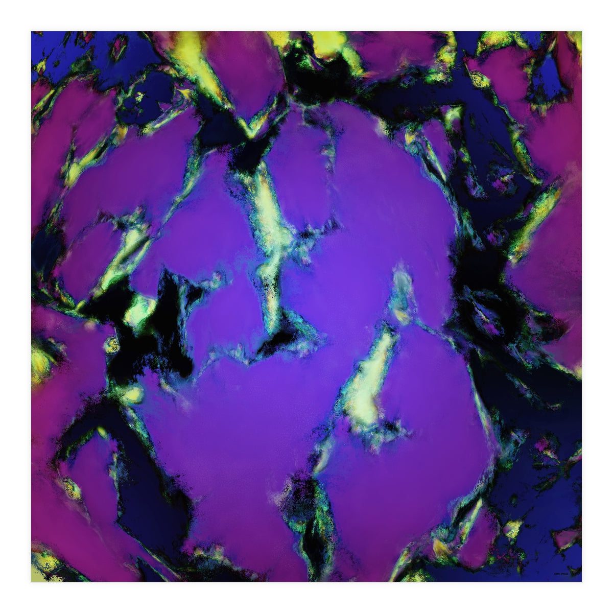 Soft Blue Shatter (Print Only)