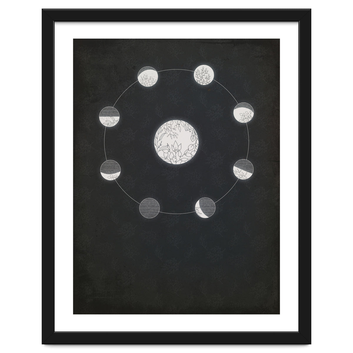 Floral moon phases