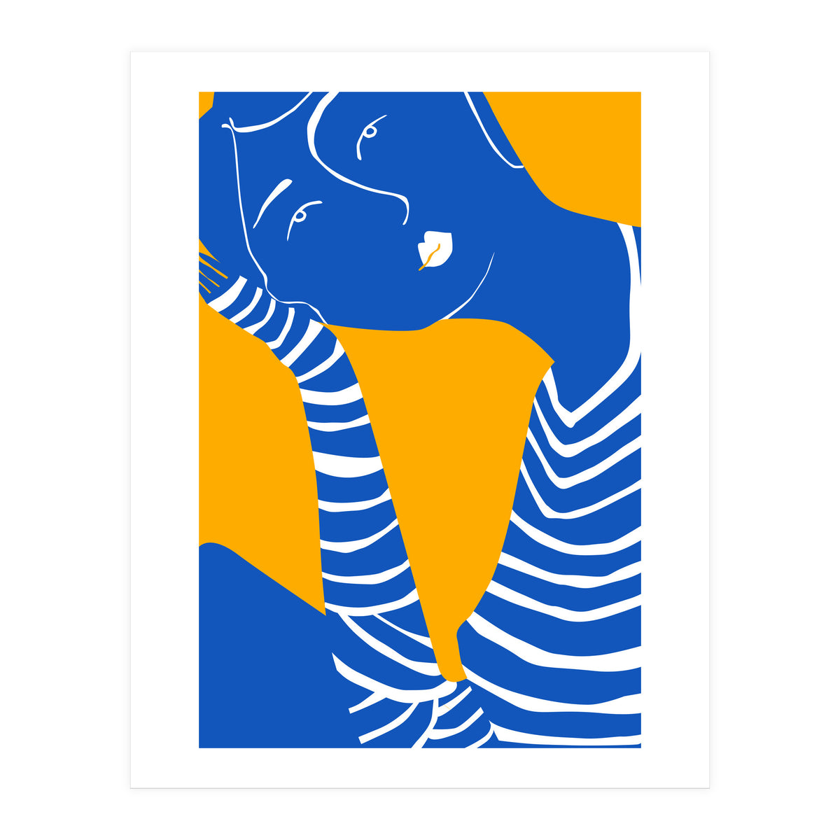 I'm Thinking Blue (Print Only)