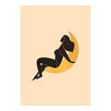 Woman and The Moon (Print Only) thumbnail