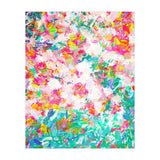 Painted Joy | Abstract Botanical Floral Nature Painting | Spring Meadow Garden (Print Only) thumbnail