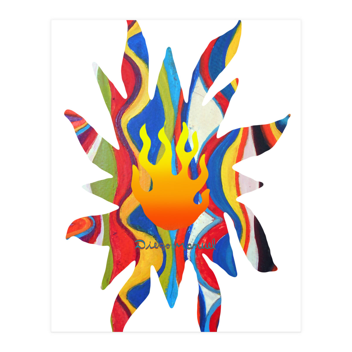 Fuego 25 Copia (Print Only)