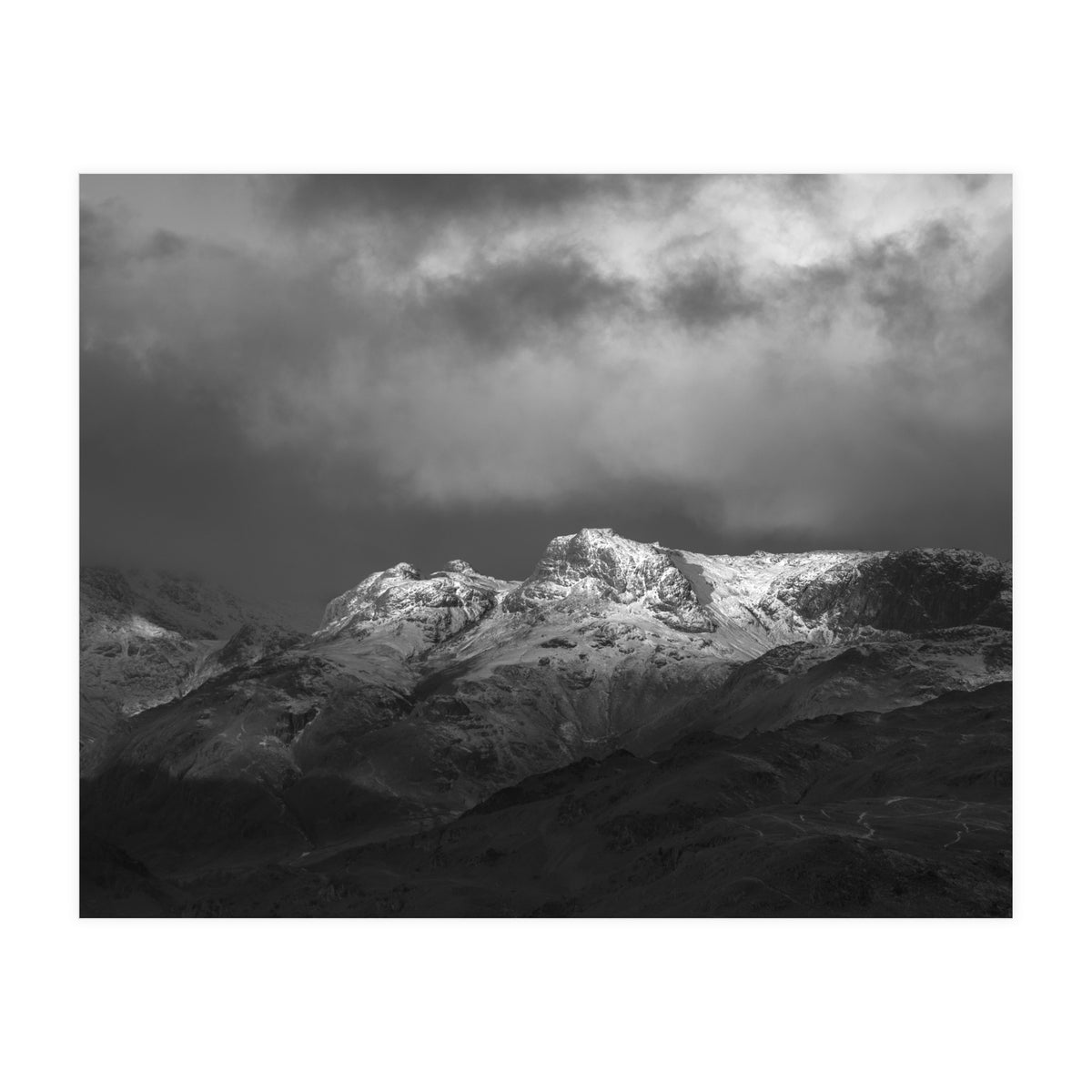 The Langdale pikes (Print Only)