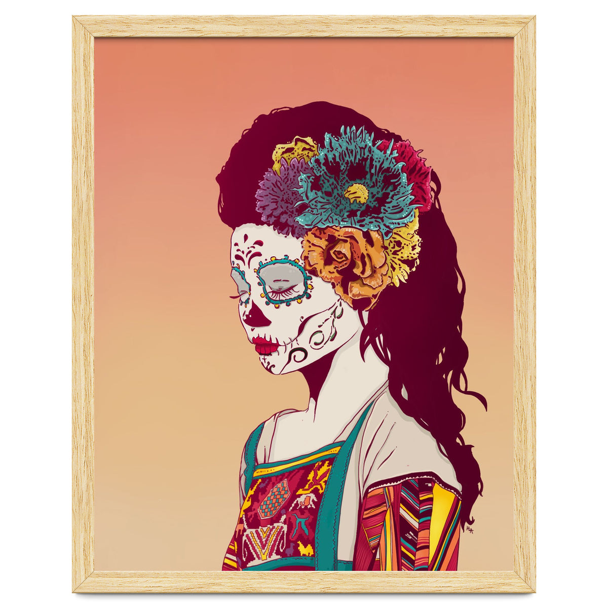 Mexican Skull Lady