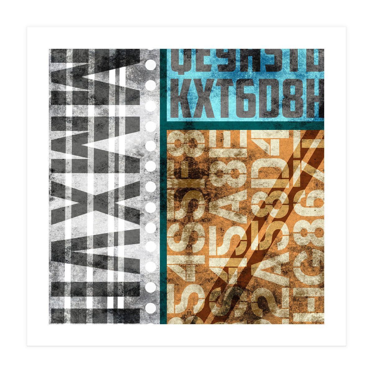 Typographic Industrial Abstract - MMXVII (Print Only)