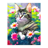 Always Positive, The Optimistic Cat, Positivity Mindset Pets, Optimism Watercolor Painting Animals (Print Only) thumbnail