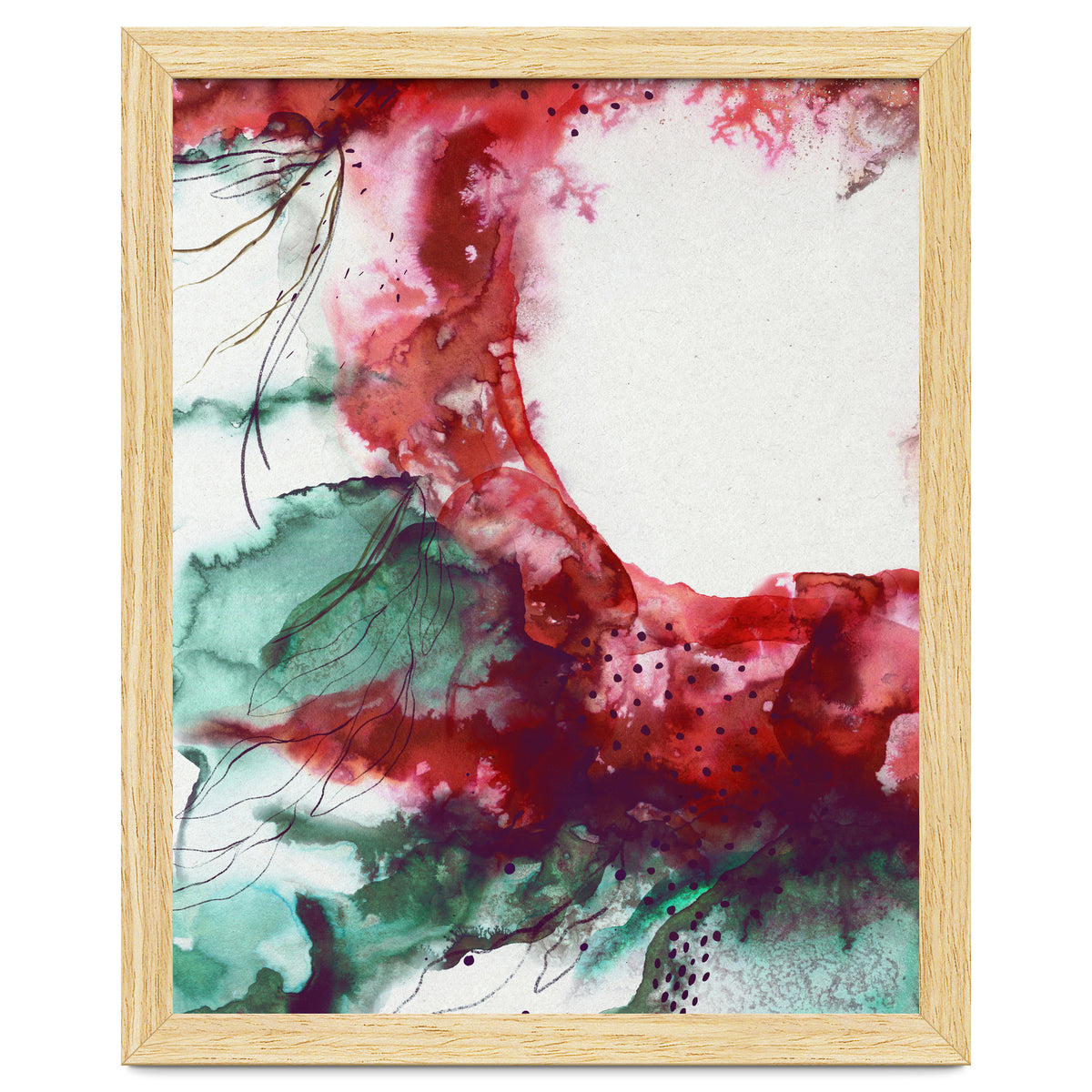 Abstract floral explosion