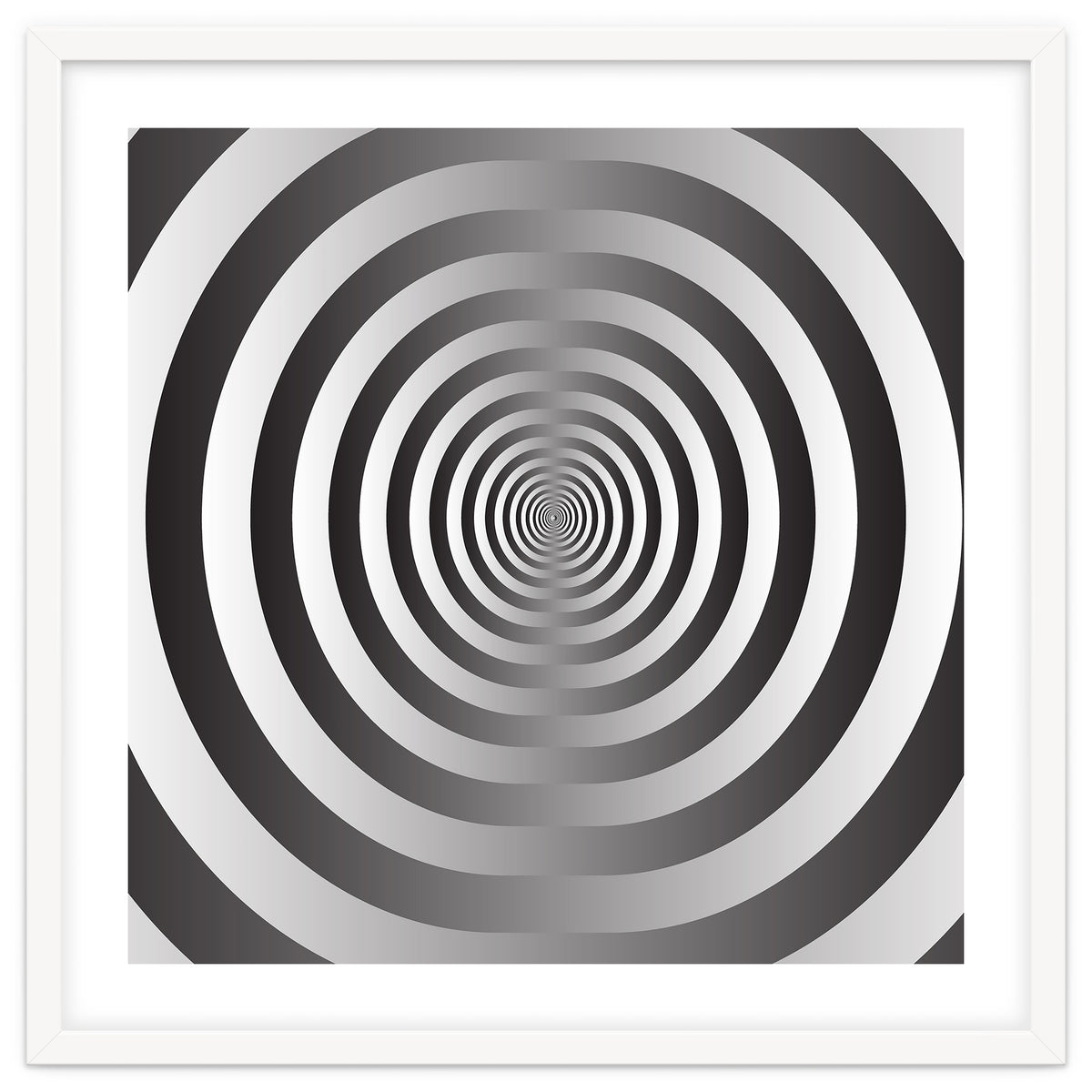 Black And White Spiral