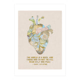 A Traveller's Heart + Quote (Print Only) thumbnail