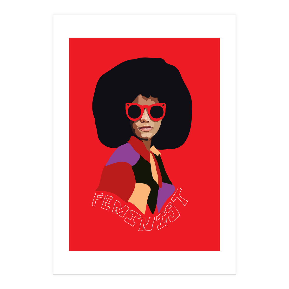 Feminist Afro (Print Only)