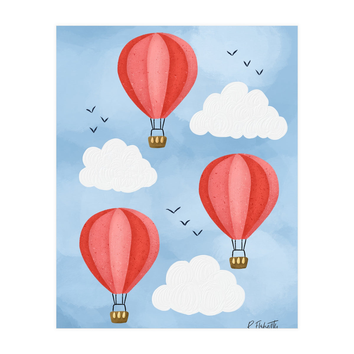 Hot Air Balloons (Print Only)