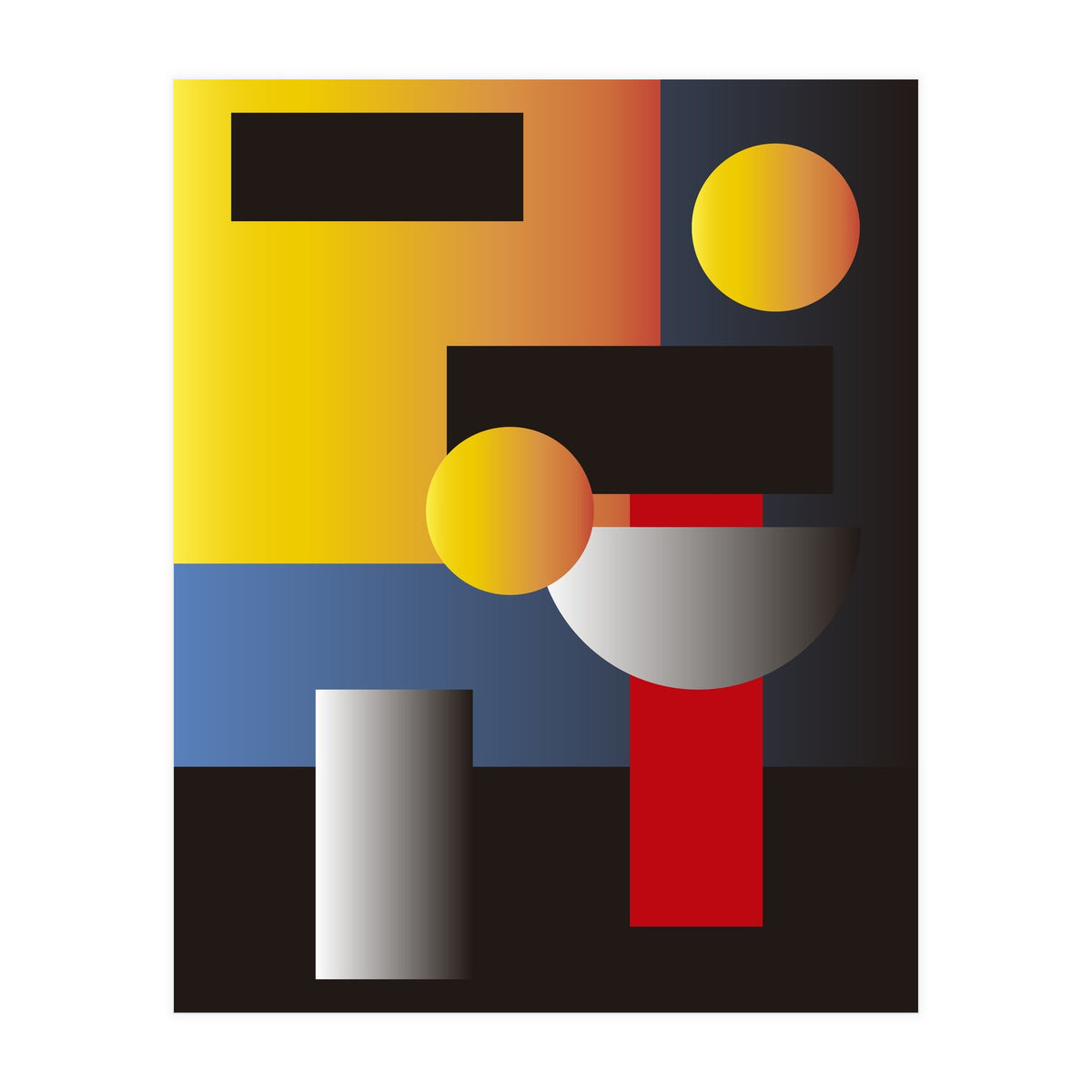 Modern Geometric Abstract 10 (Print Only)