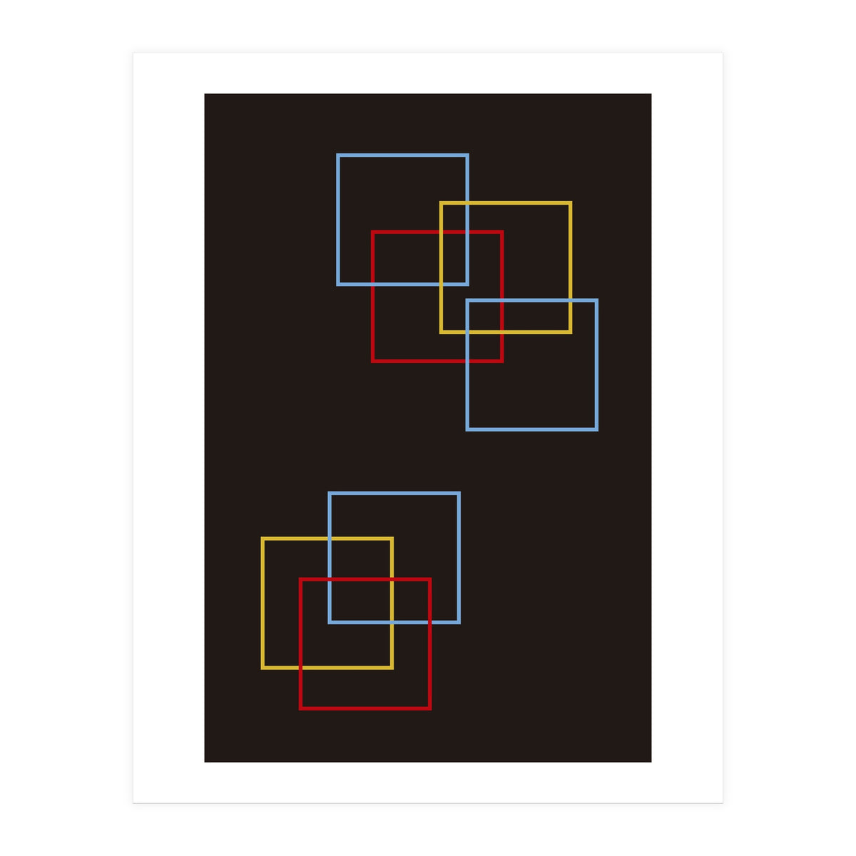 Geometric Minimalist Abstract Modern 4 (Print Only)