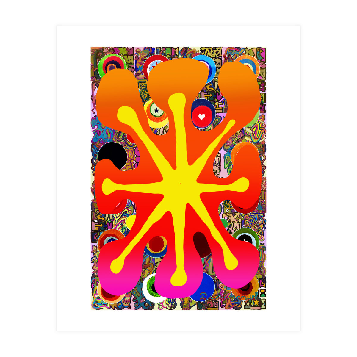 Fuego Y Graffiti 87 (Print Only)