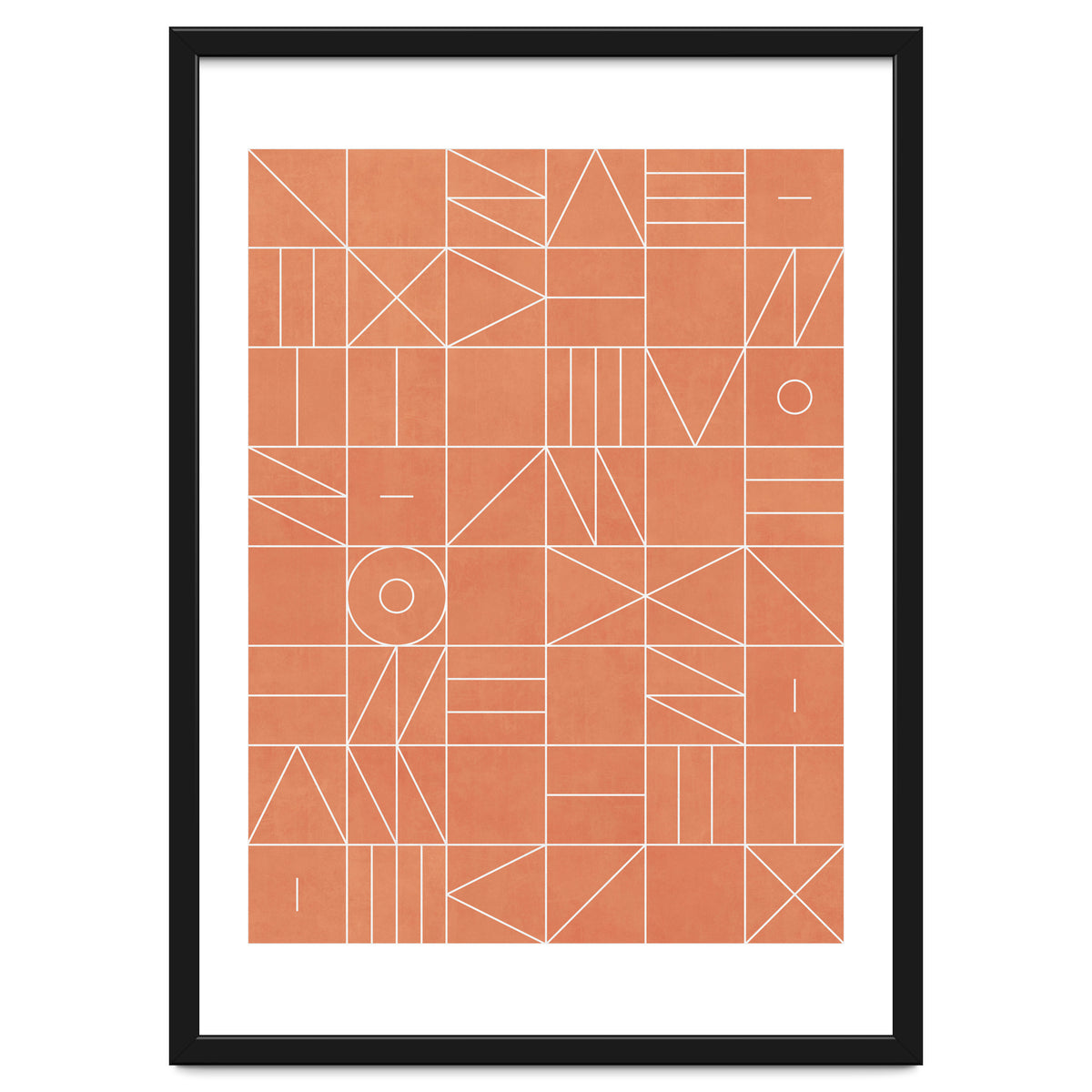 My Favorite Geometric Patterns No.5 - Coral