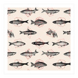 Fish In Geometrics  (Print Only) thumbnail