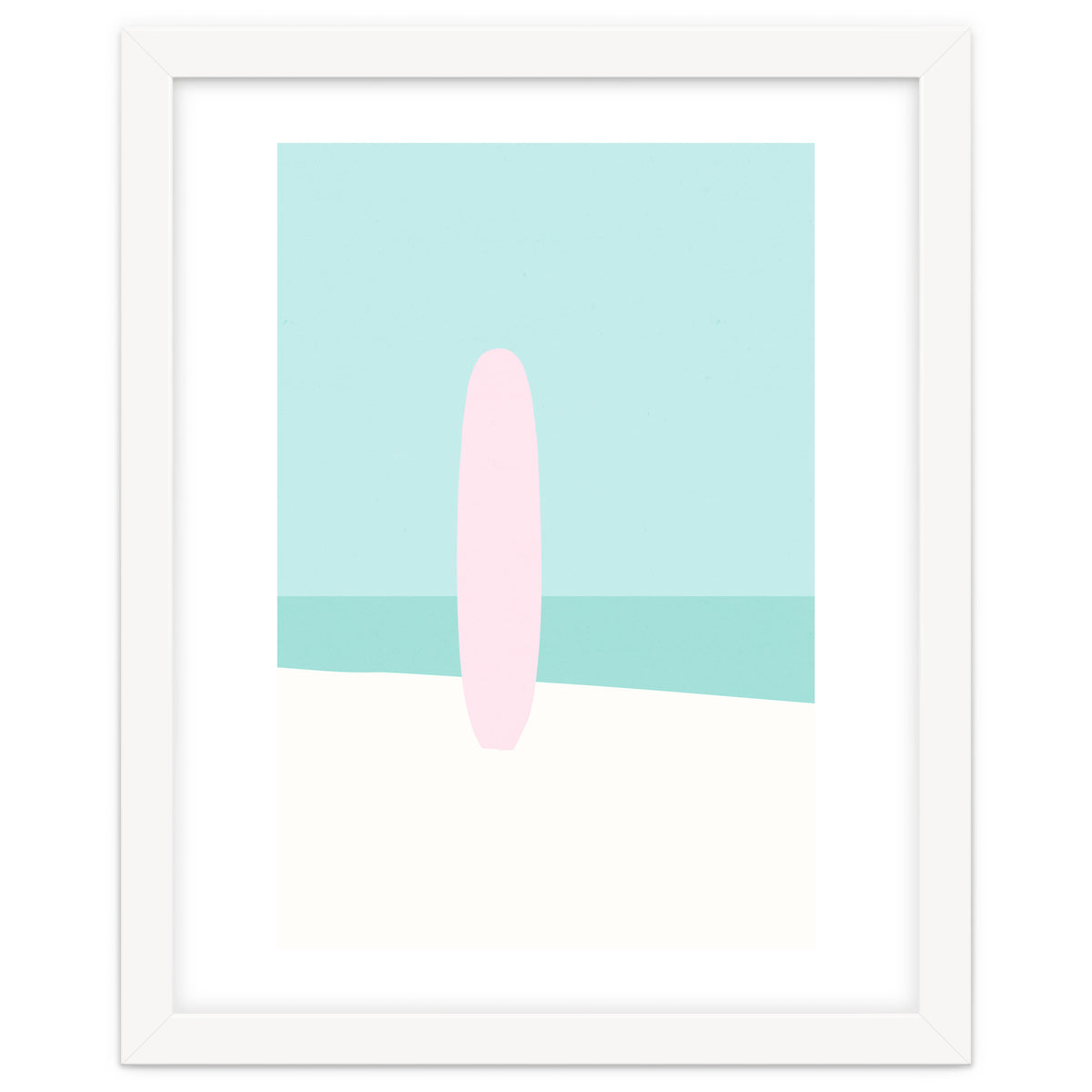 Minimal Surfboard - Turquoise Coast