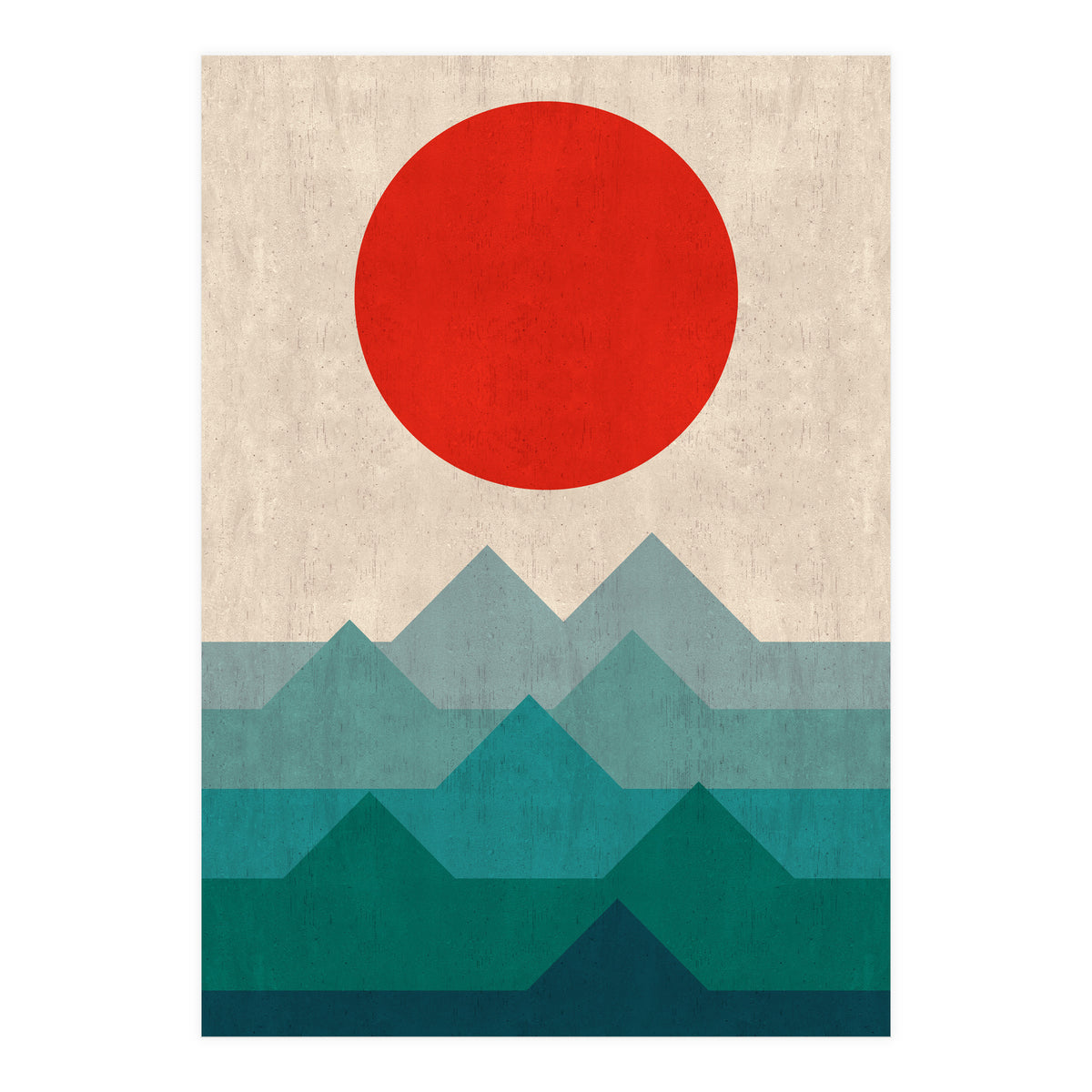 Geometric landscape I (Print Only)