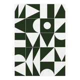 My Favorite Geometric Patterns No.15 - Deep Green (Print Only) thumbnail