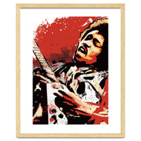 Jimi Hendrix pop art poster