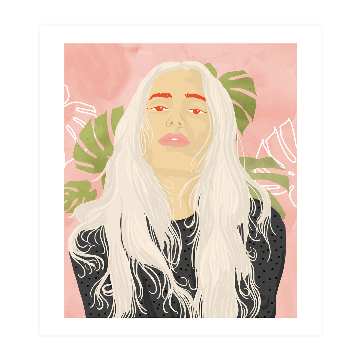 Tropical Fashionista (Print Only)